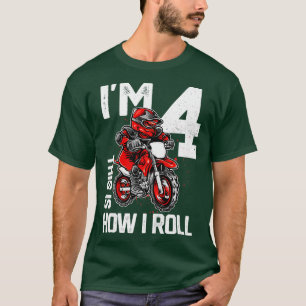 Camiseta Niños Im 4 Así Es Como Suelo En Bicicleta Sucia 4 