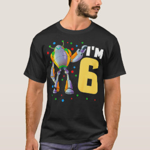 Camiseta Niños Im 6 Robot Birthday Boy Regalo para Robotic