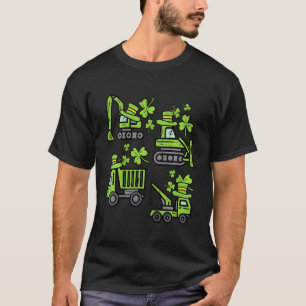 Camiseta Niños Irlandeses Camión Crane Toddler Boys S