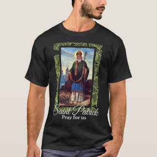 Camiseta Niños irlandeses de Saint Patrick Pray para las mu