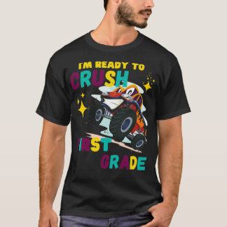 Camiseta Niños Ix27m Listos Para Aplastar La Truc De Monstr