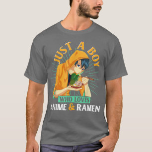 Camiseta Niños japoneses de fideos de Ramen Anime Otaku Jap