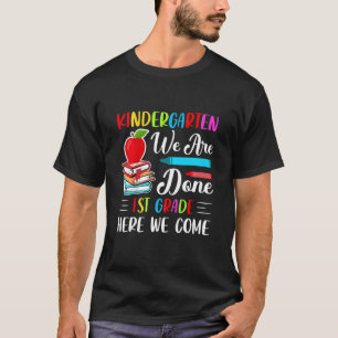 Camiseta Niños Jardín Infantil Estamos Terminados Primer Gr