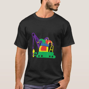 Camiseta Niños Jester Crane Mardi Gras Cute Niños Pequeños