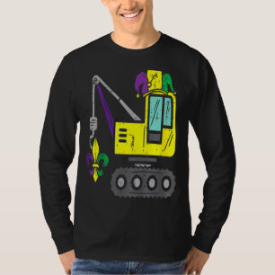 Camiseta Niños Jester Crane Mardi Gras Cute Niños Toddle