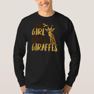 Camiseta Niños jirafas a este Chica le encantan las jirafas