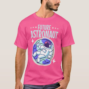 Camiseta Niños jóvenes astronautas de ciencia en el espacio