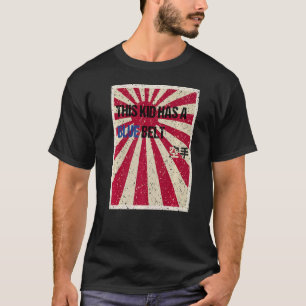 Camiseta Niños jóvenes del Cinturón Azul Karate