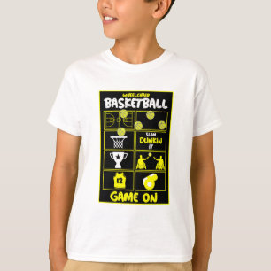 Camiseta Niños Jugadores de Baloncesto en silla de ruedas