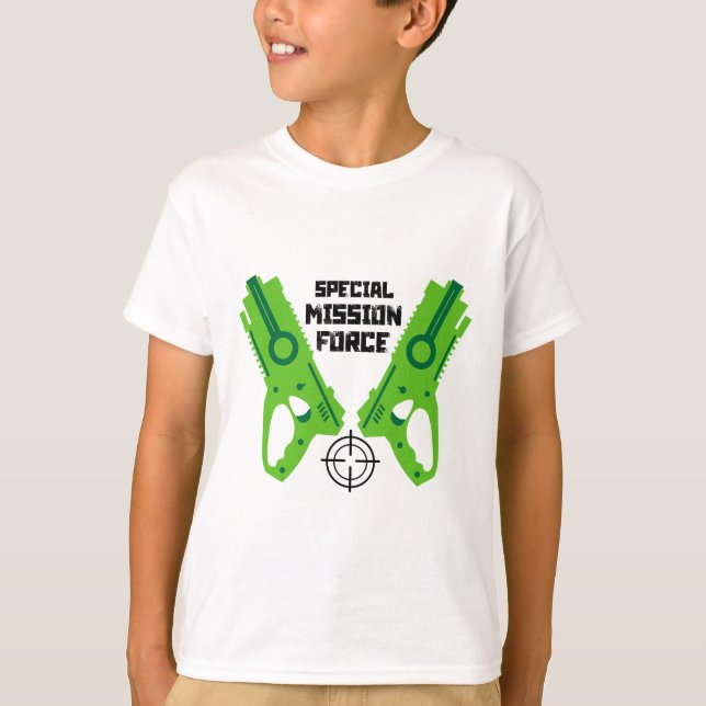 Camiseta Niños Juguetes Combatiendo Navidades Y Cumpleaños (Anverso)