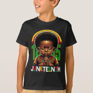Camiseta Niños Juneteenth Príncipe 1865 Mes de la Historia