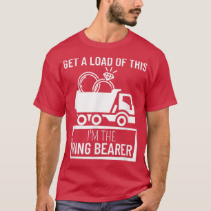Camiseta Niños Junior Wedding Party Camión niños portador d