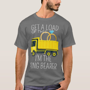 Camiseta Niños Junior Wedding Party Camión niños portador d