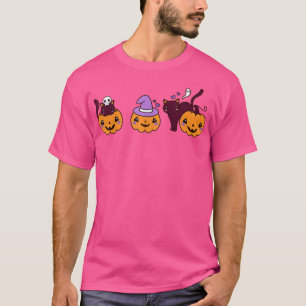 Camiseta Niños Kawaii Halloween Anime Cuato Calabaza de Bru
