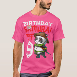 Camiseta Niños Kawaii Panda Japonés de 9 años Novena Nacimi