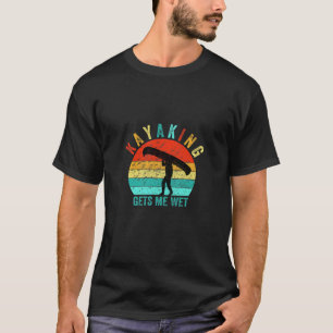 Camiseta Niños Kayaking Me Convierte En Un Sol Retro Vintag