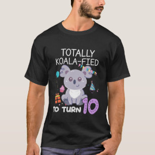 Camiseta Niños Koala Chica De Oso De 10 Años De Edad De Koa