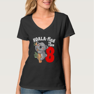 Camiseta Niños Koala de 8 años Cumpleaños Chica Cute Koalaf