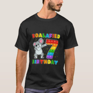 Camiseta Niños Koalafied Feliz Sétimo Aniversario De Austra