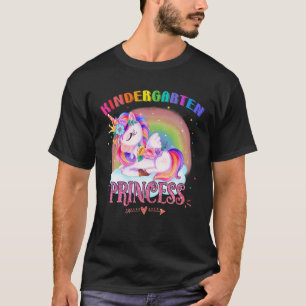 Camiseta Niños La Princesa De Jardín De Niños Unicornio Reg