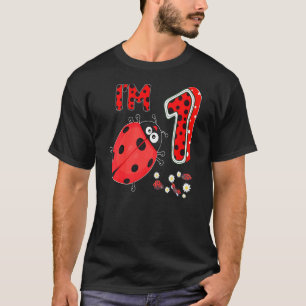 Camiseta Niños Ladybug Familia Chica de primer cumpleaños d