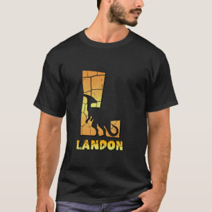 Camiseta Niños Landon personalizados dinosaurios lindos per