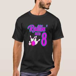 Camiseta Niños lanzando una ración a 8 - Bola 8 de cumpleañ