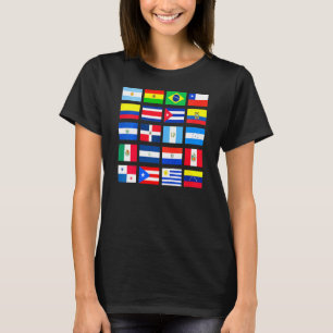 Camiseta Niños latinoamericanos exhiben herencia hispánica 