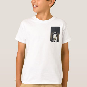 Camiseta Niños Leyendo Fantasma Con Auriculares