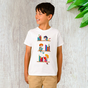 Camiseta Niños leyendo libros