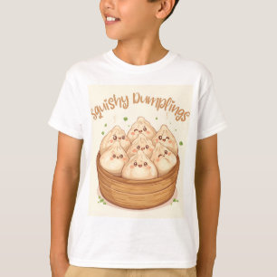 Camiseta Niños Lindos Dumpling Felices