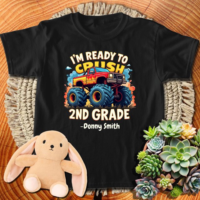 Camiseta Niños listos para aplastar a camioneros de 2º grad (Subido por el creador)