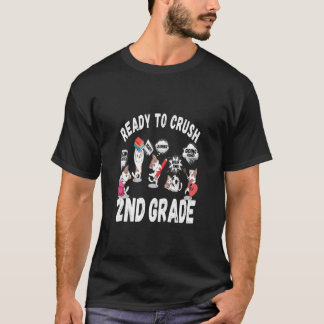 Camiseta Niños Listos Para Aplastar A Gato Gato Gatito De 2