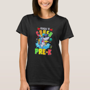 Camiseta Niños Listos Para Aplastar A Los Tiburones Predest