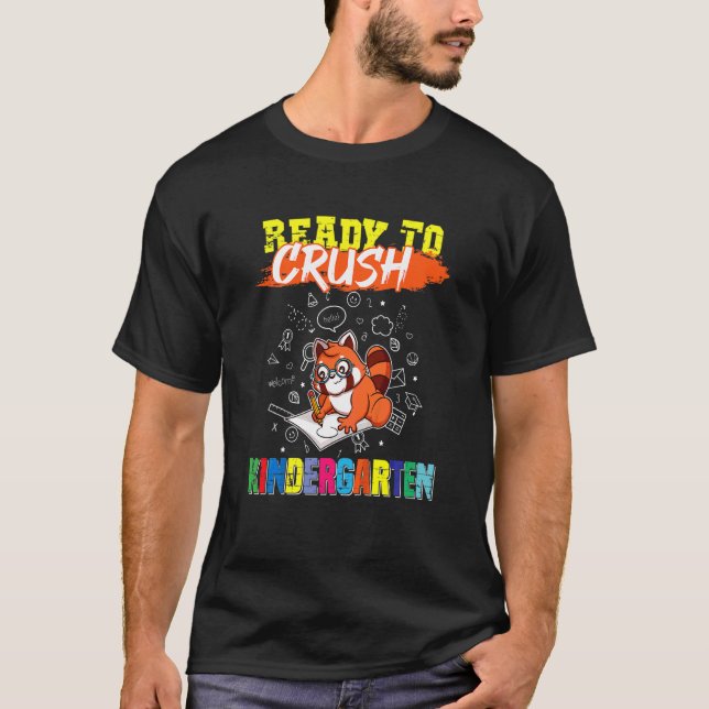 Camiseta Niños listos para aplastar el jardín de infancia r (Anverso)