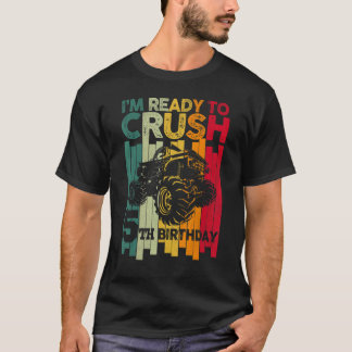 Camiseta Niños Listos Para Aplastar El Quinto Cumpleaños Ca