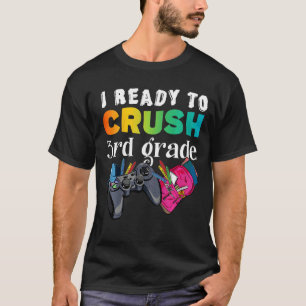 Camiseta Niños Listos Para Aplastar La Conexión Wi-Fi De 3e