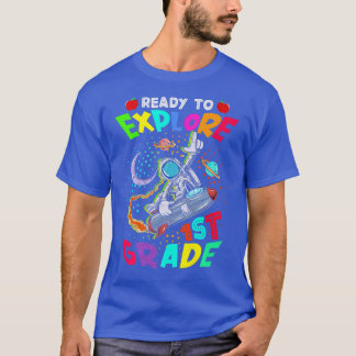 Camiseta Niños listos para explorar astronauta de primer gr
