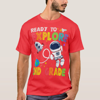 Camiseta Niños listos para explorar astronauta de segundo g