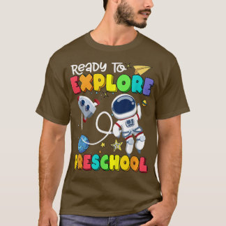 Camiseta Niños Listos Para Explorar El Preescolar De Vuelta