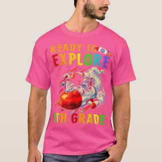 Camiseta Niños listos para explorar niños astronautas de 8