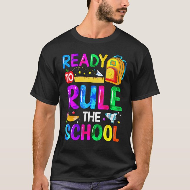 Camiseta Niños Listos Para Regenerar La Escuela De Vuelta A (Anverso)