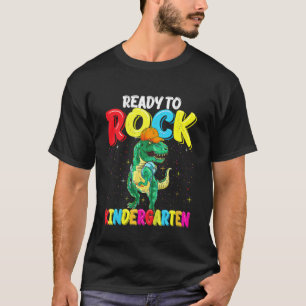 Camiseta Niños Listos Para Rodar Dinosaurios De Jardín De N