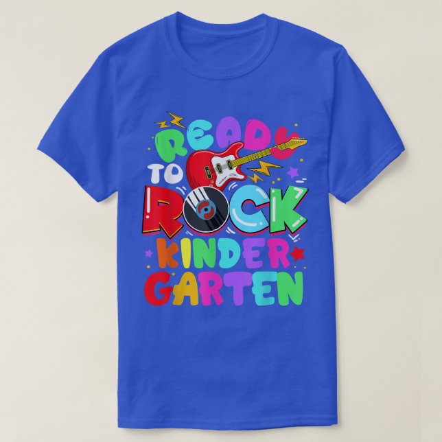 Camiseta Niños Listos Para Rodar La Guitarra Infantil De Nu (Diseño del anverso)