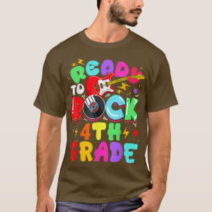 Camiseta Niños listos para tocar la guitarra de cuarto grad