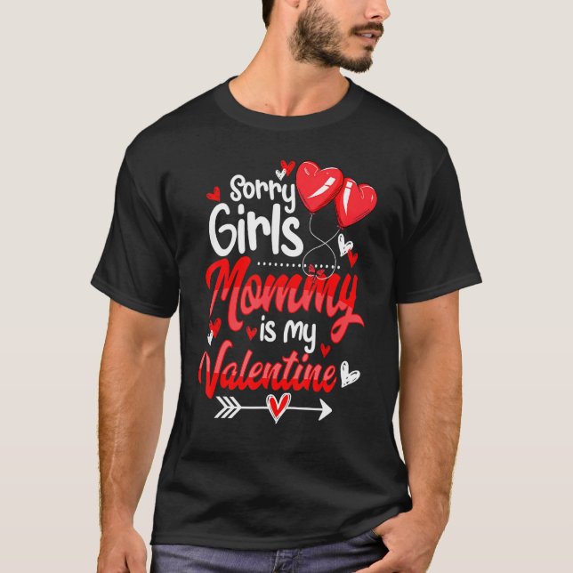 Camiseta Niños Lo siento Chicas Mamá es mi bebé de San Vale (Anverso)