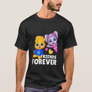 Camiseta Niños Lucas y Ruby amigos para siempre niños mejor