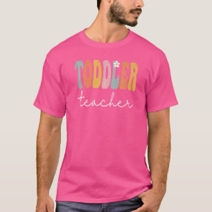 Camiseta Niños maestros Retro Groovy mujeres felices primer