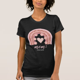 Camiseta Niños Mamá Personalizada Nombre Lindo Arcoíris