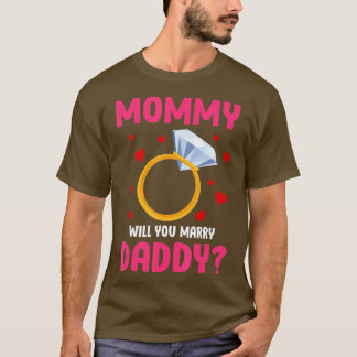 Camiseta Niños Mami Te Casarás Con Mi Papi Matrimonio Graci